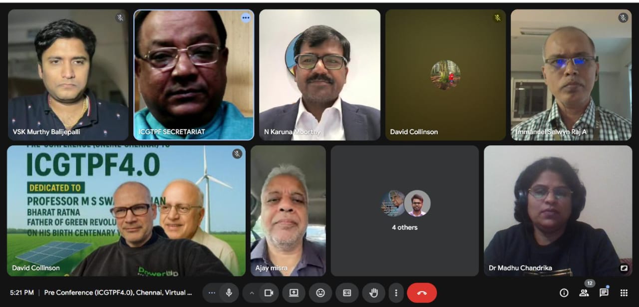 Pre-Conference Roundtable ICGTPF 4.0 Chennai (Virtual) 7 Nov, 2025