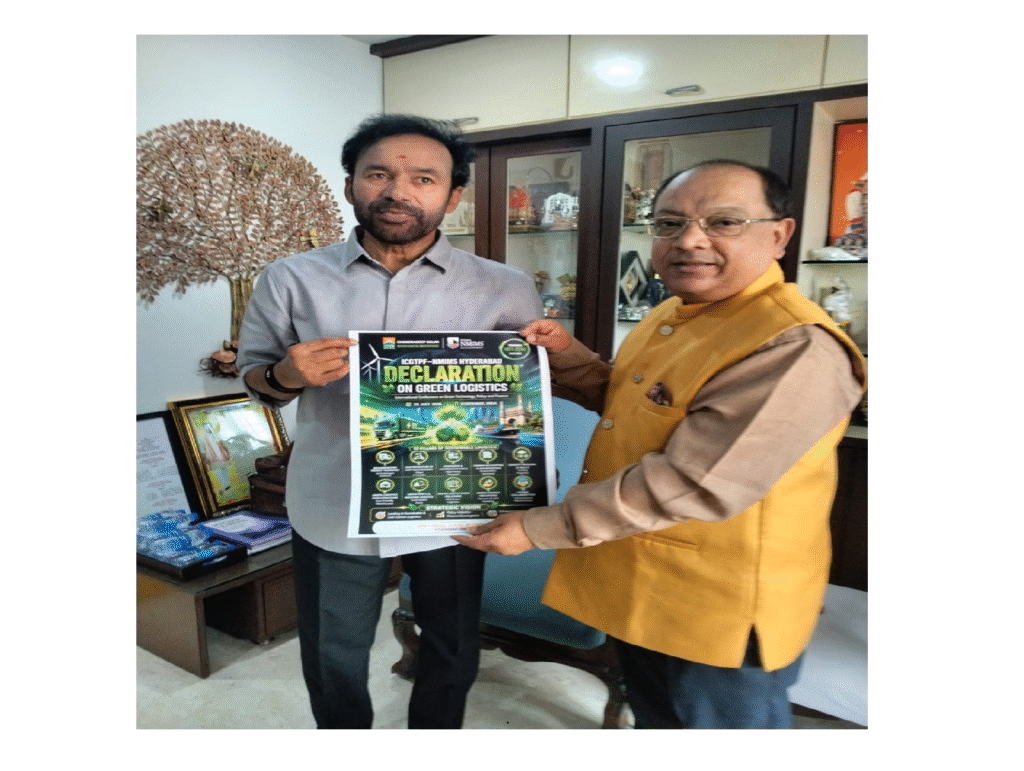 Union Cabinet Minister of Coal and Mines releases Poster of ICGTPF series in Hyderabad on June 13, 2026.